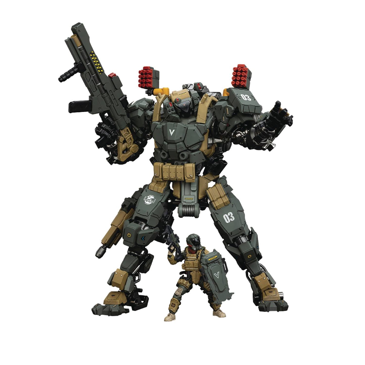 BATTLE FOR THE STARS TYRANT 03 TACTICAL 1/18 AF (NET) (C: 0-