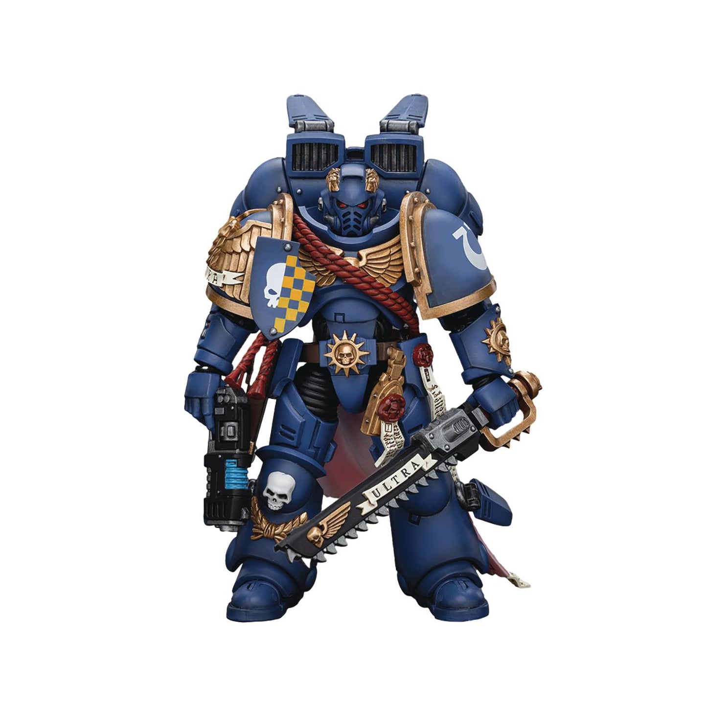 JOYTOY WH 40K ULTRAMARINES CAPTAIN W JUMP PACK 1/18 AF (NET)