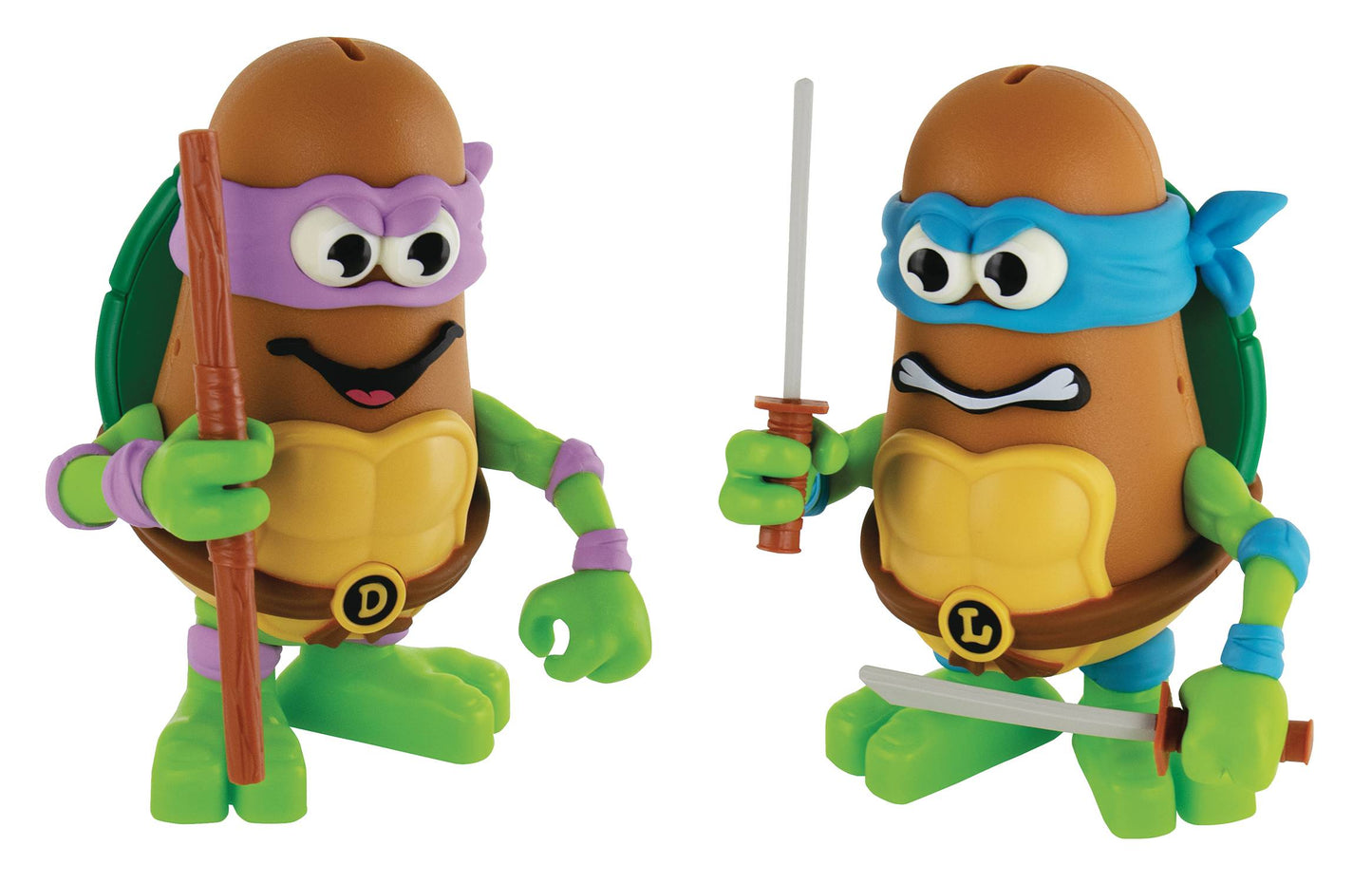 TMNT POPTATER LEONARDO & DONATELLO 4IN FIG (NET) (C: 1-1-2)