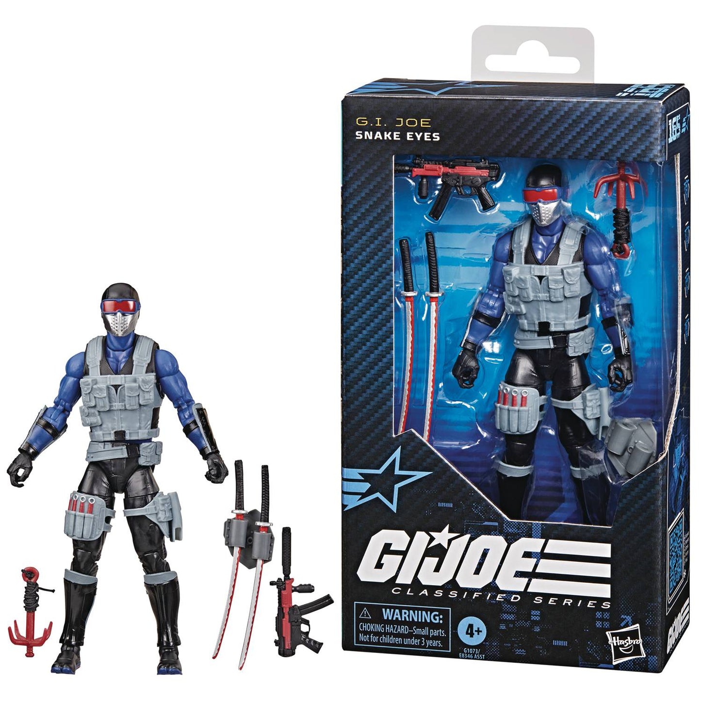 GI JOE CLASSIFIED SERIES 6IN SNAKE EYES AF (NET) (C: 1-1-2)