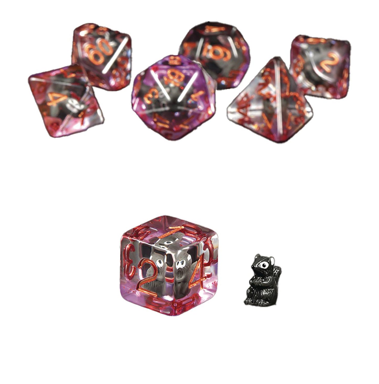 RESIN DICE SQUIRREL 7PC SET (NET) (C: 1-1-2)