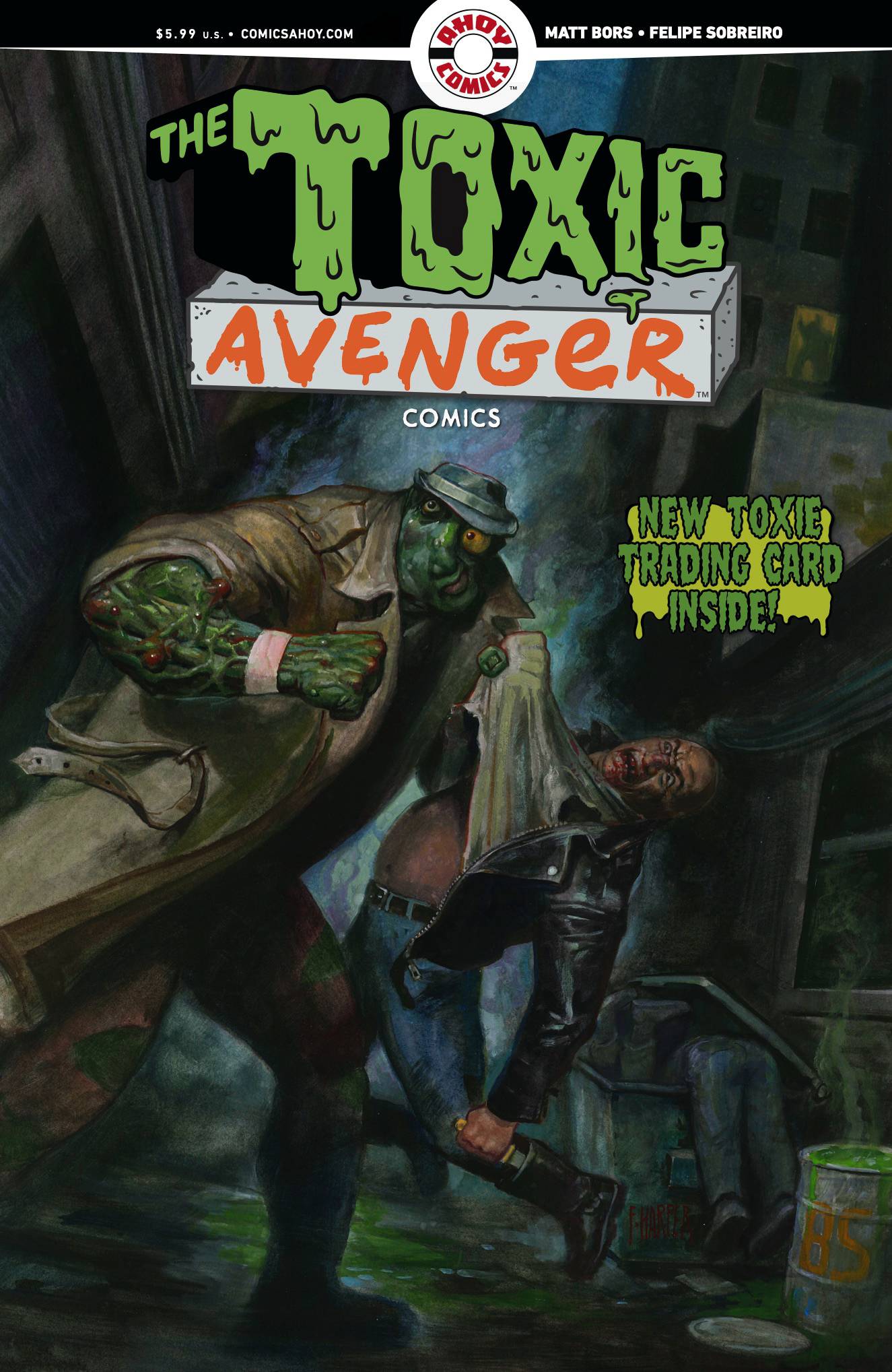 TOXIC AVENGER COMICS #2 CVR D HARPER BAGGED W TC CARD (MR)