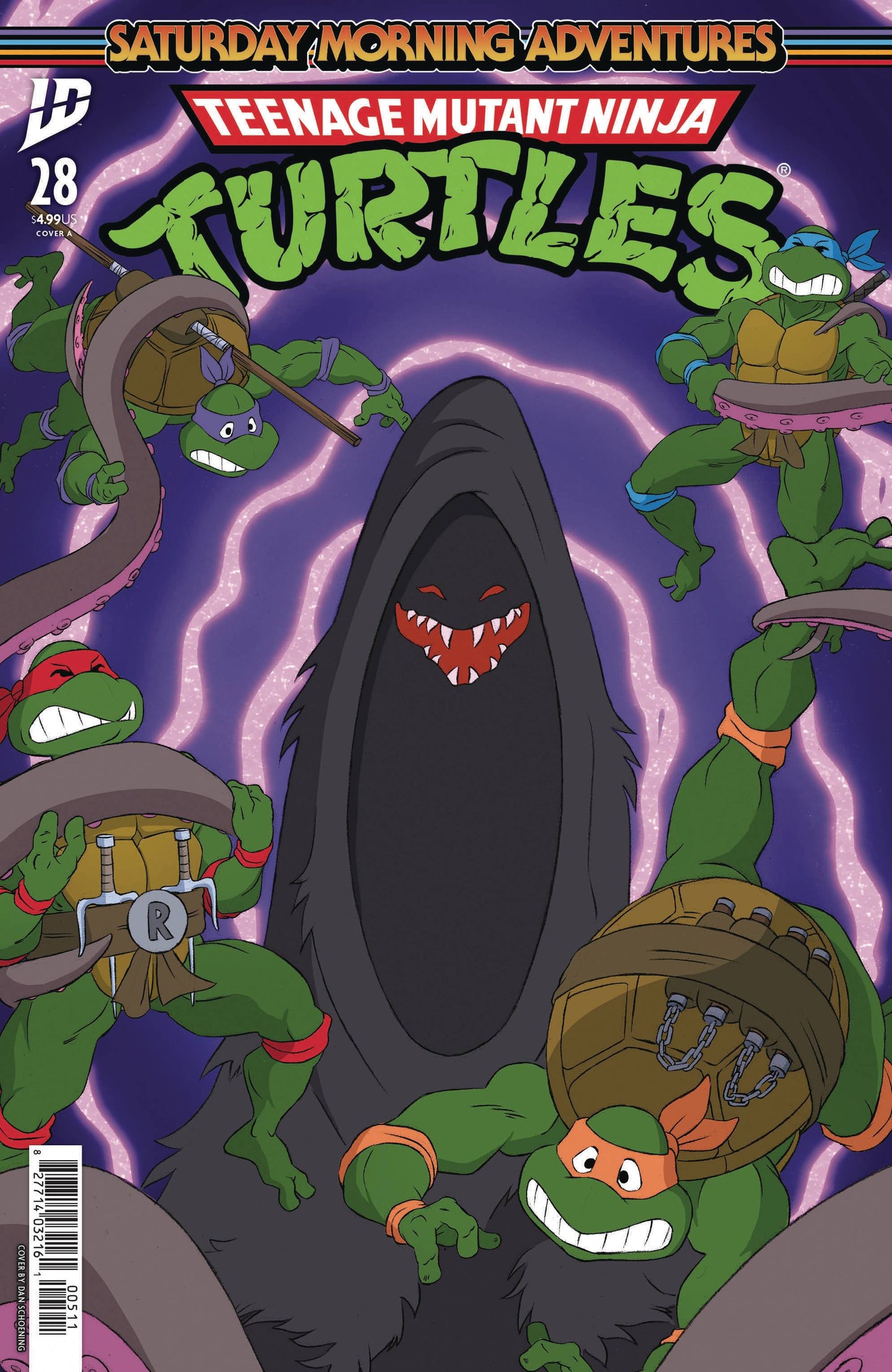 TMNT SATURDAY MORNING ADV #28 CVR A SCHOENING