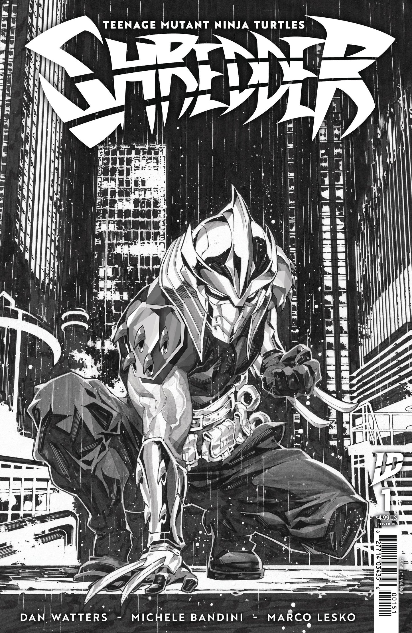 TEENAGE MUTANT NINJA TURTLES SHREDDER #1 25 COPY NGU INCV