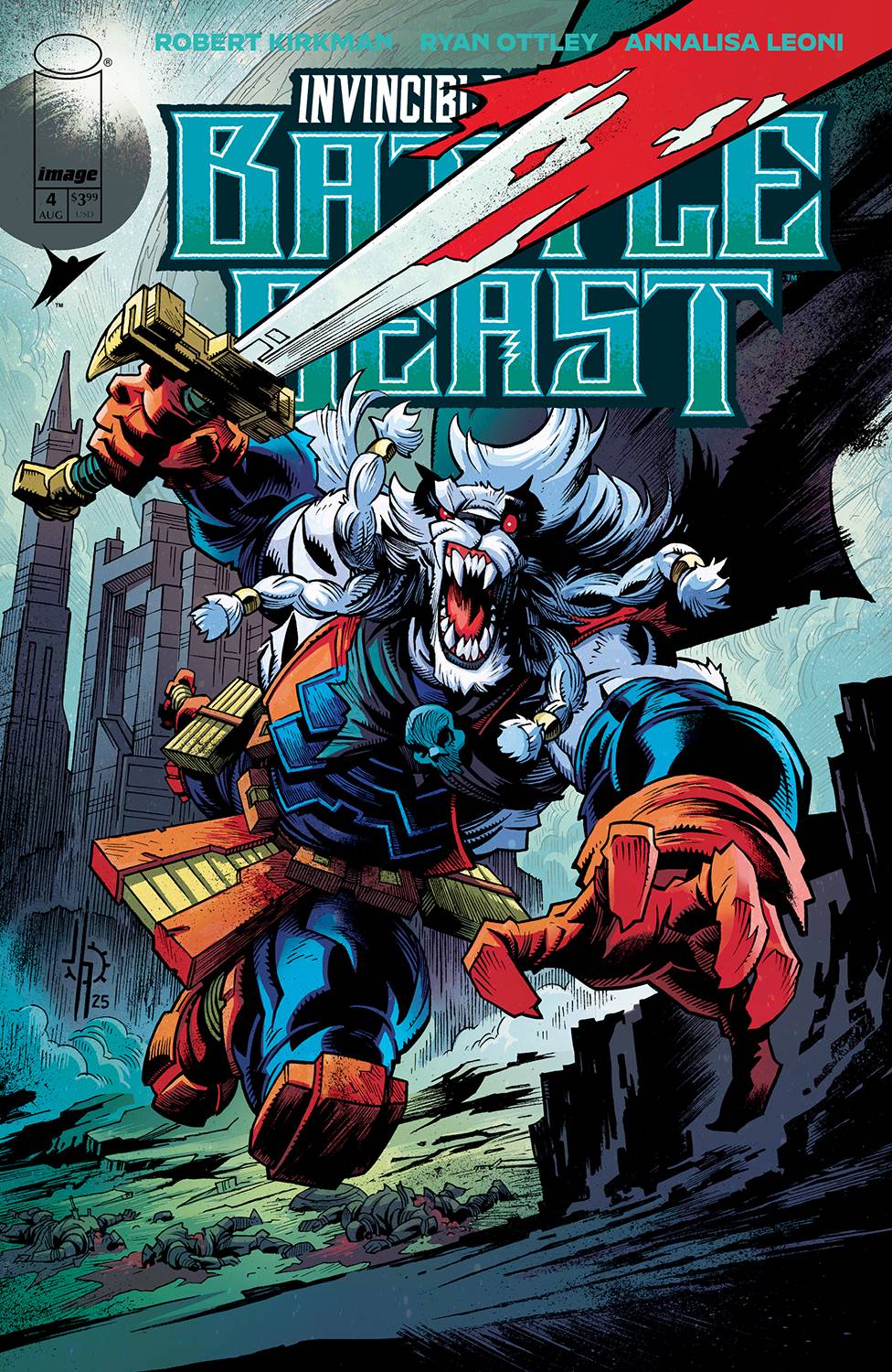 INVINCIBLE UNIVERSE BATTLE BEAST #4 CVR D INC 1:25 HOWARD
