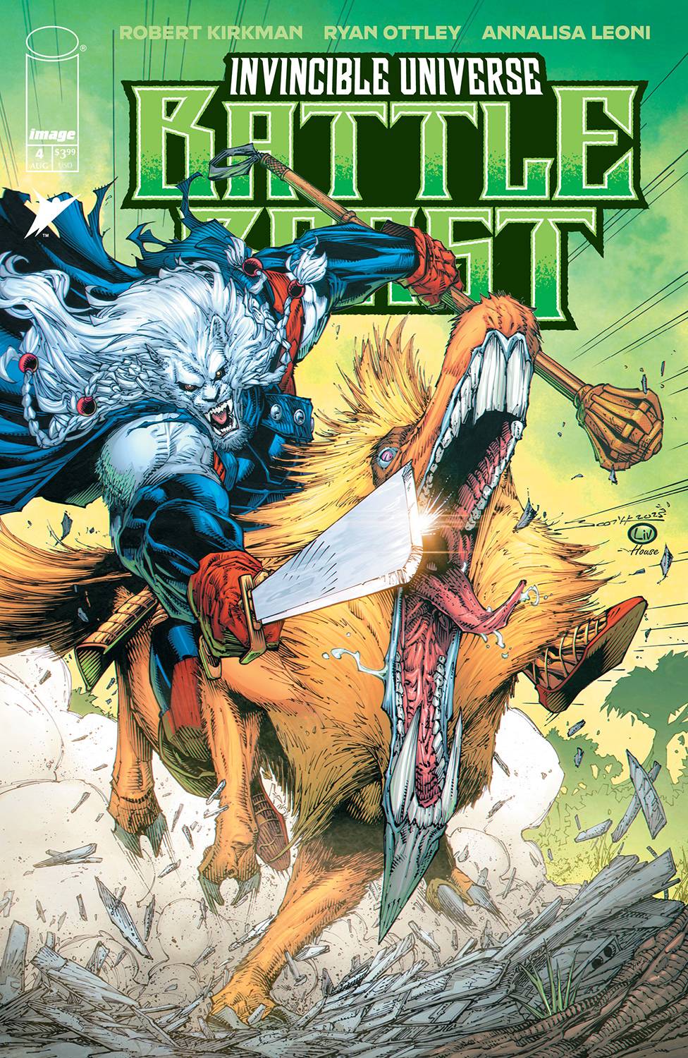 INVINCIBLE UNIVERSE BATTLE BEAST #4 CVR E INC 1:50 BOOTH