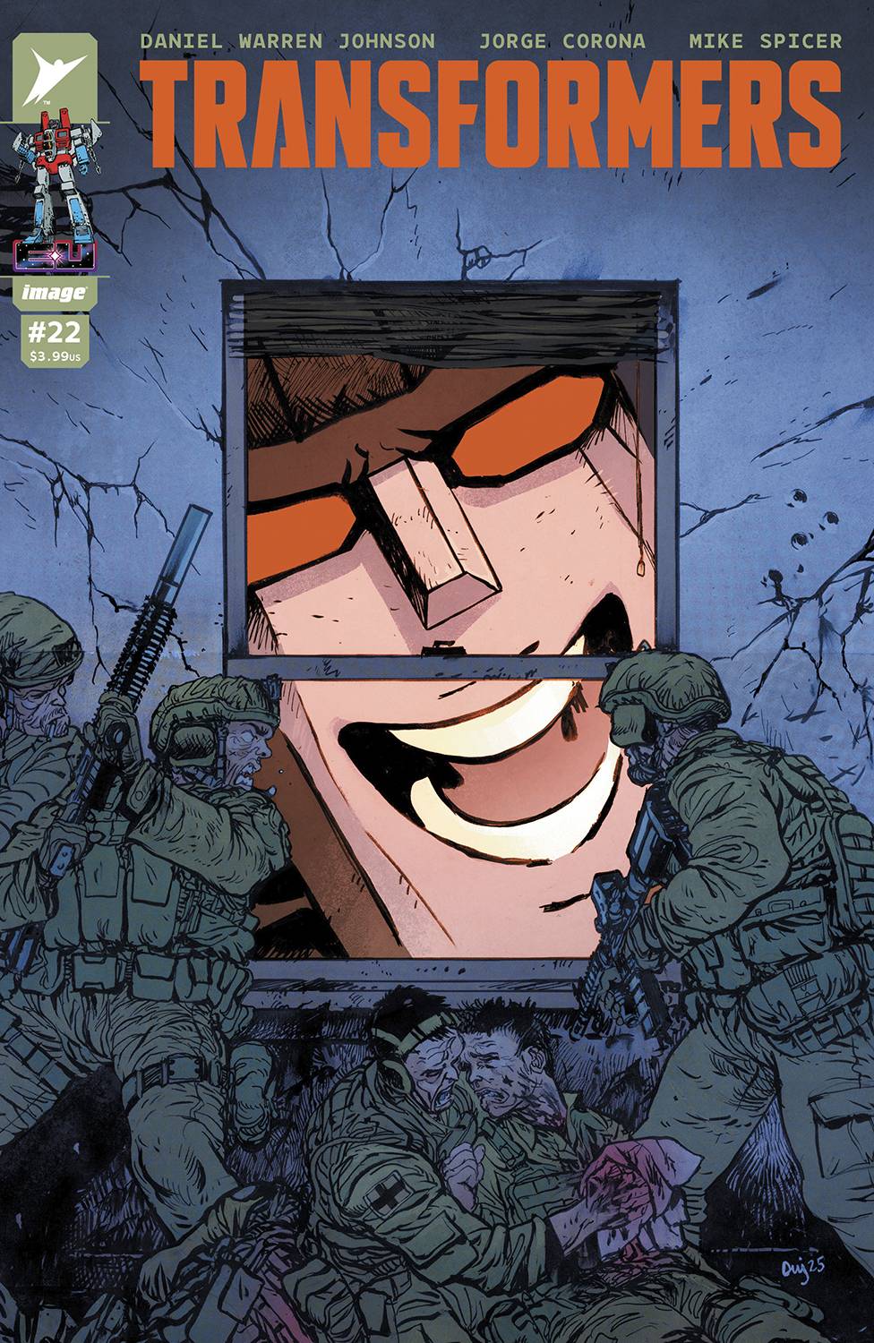 TRANSFORMERS #22 CVR A DANIEL WARREN JOHNSON & MIKE SPICER