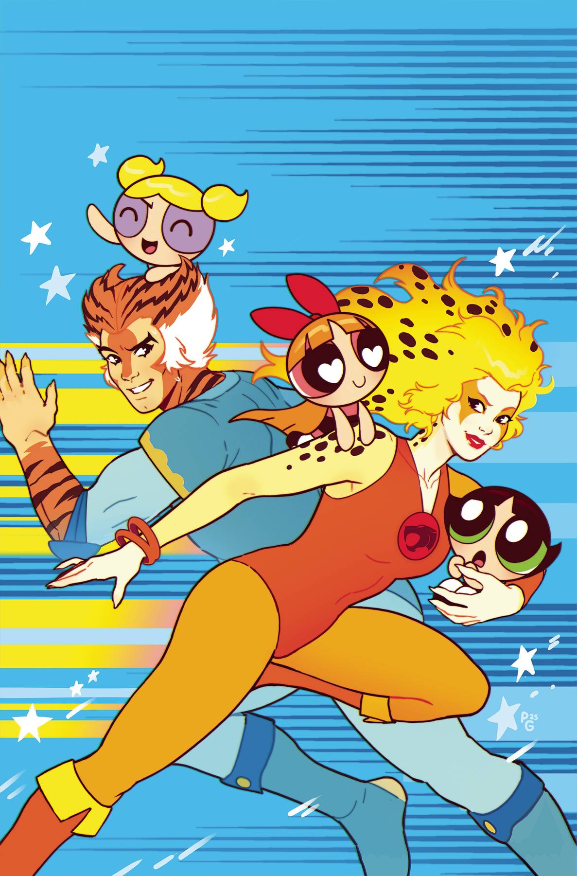 THUNDERCATS POWERPUFF GIRLS #3 CVR J 15 COPY INCV GANUCHEAU
