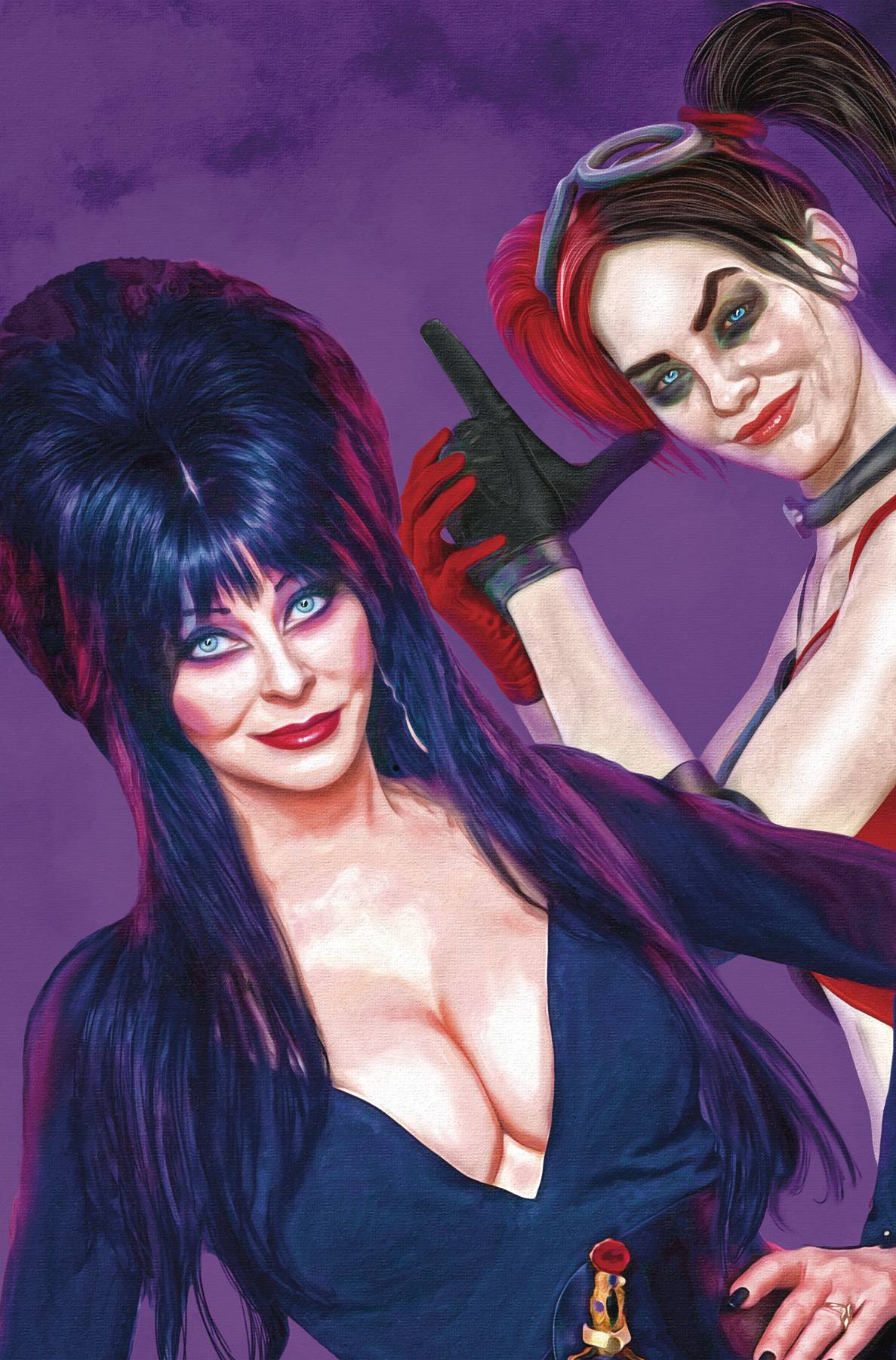 HARLEY QUINN X ELVIRA #1 CVR I SPEARS FOIL VIRGIN (C: 1-0-0)