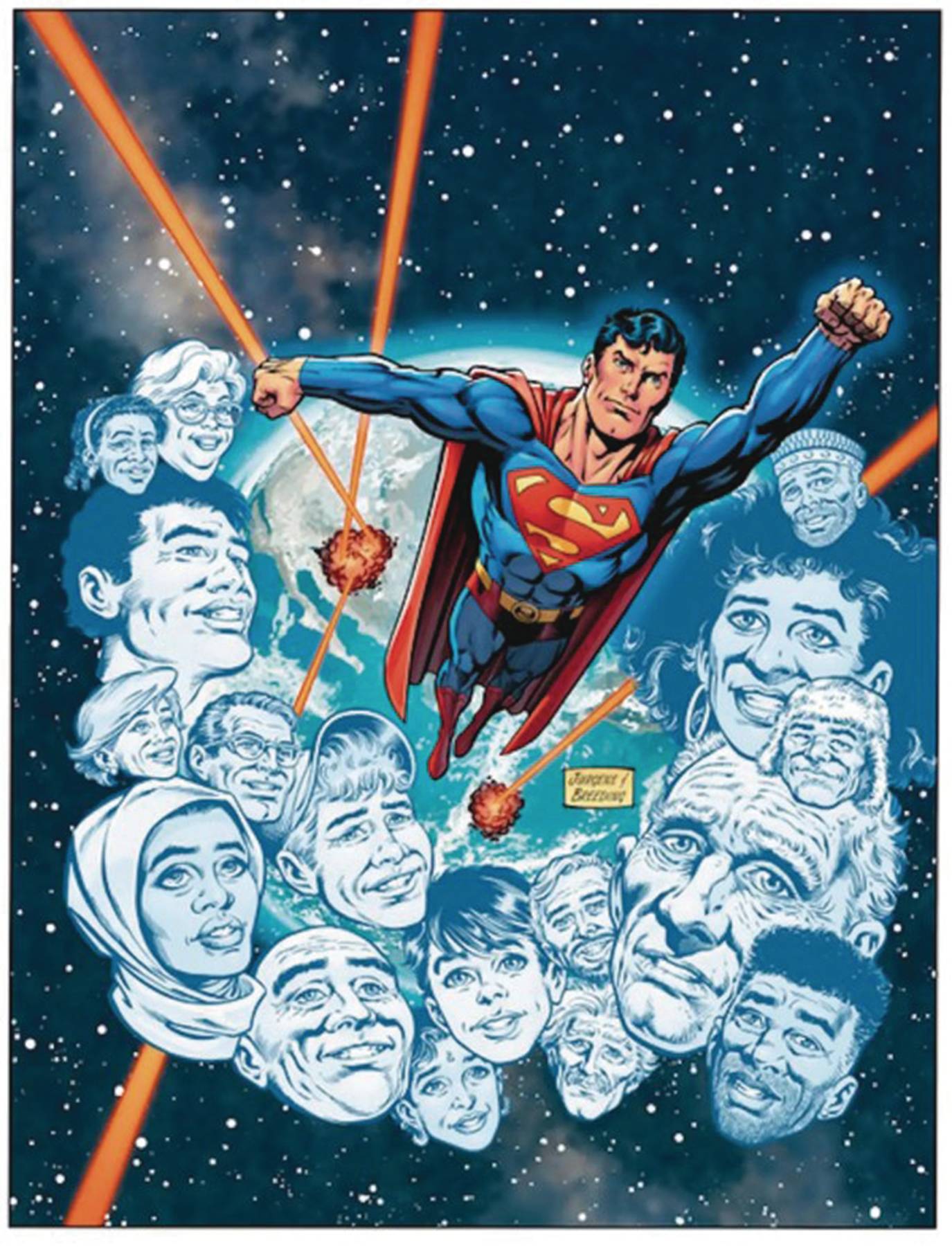 DF SUPERMAN TREASURY #1 GOLD SIG JURGENS SGN (C: 0-1-2)