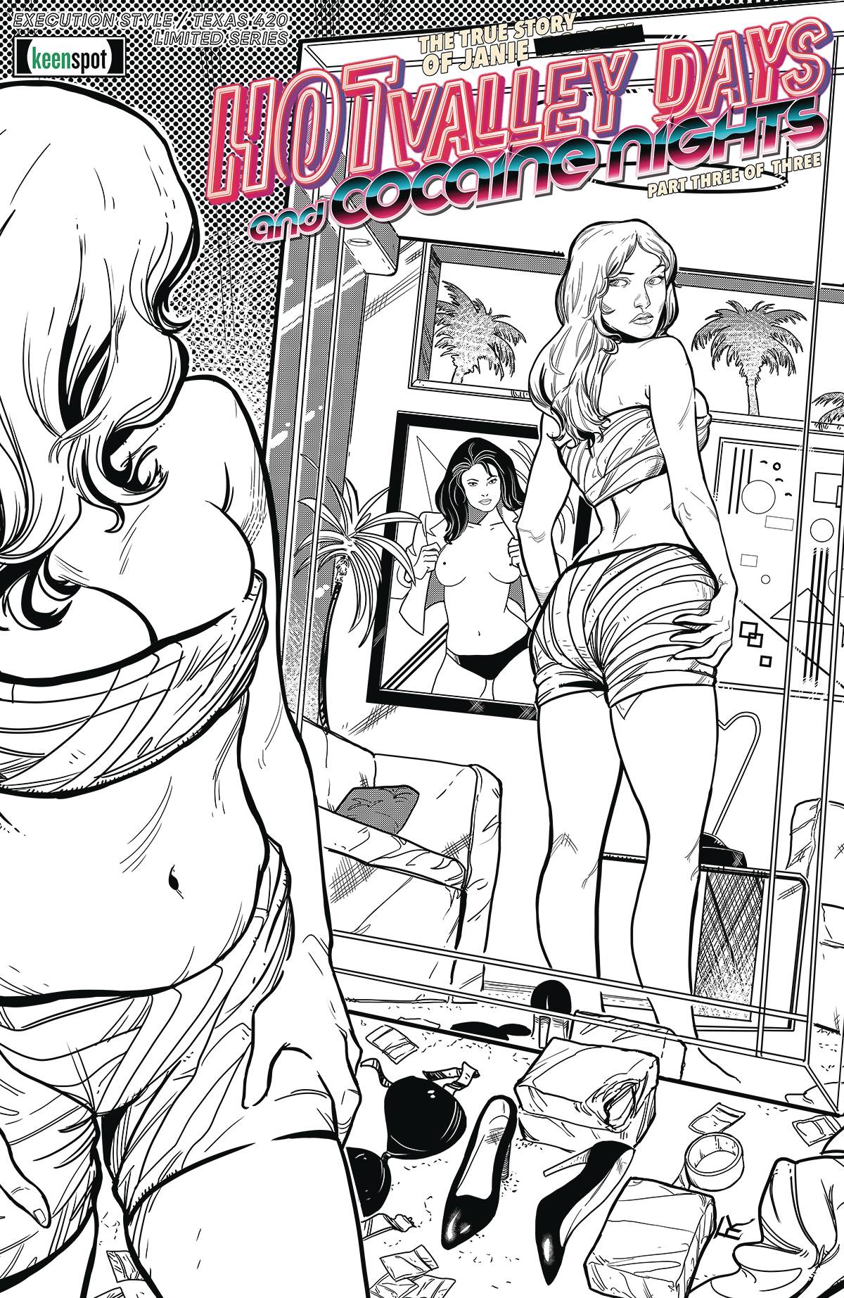 HOT VALLEY DAYS #3 (OF 3) CVR B COLORING BOOK COVER (MR)