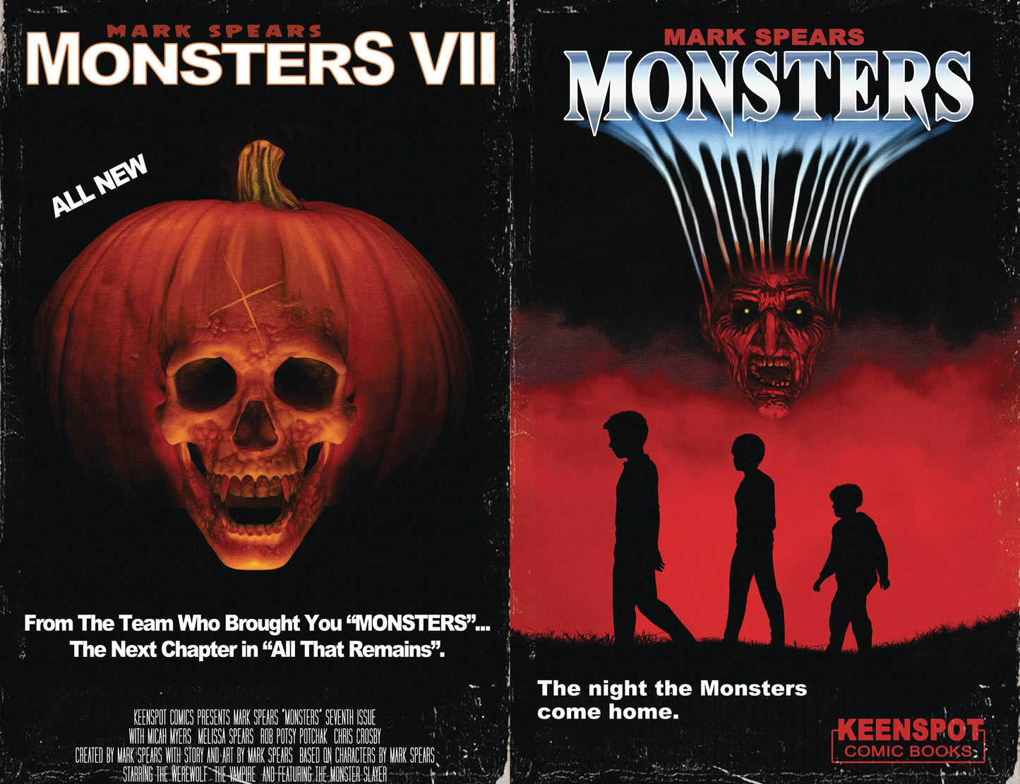 MARK SPEARS MONSTERS #7 CVR F HOLOFOIL HALLOWEEN FLIP