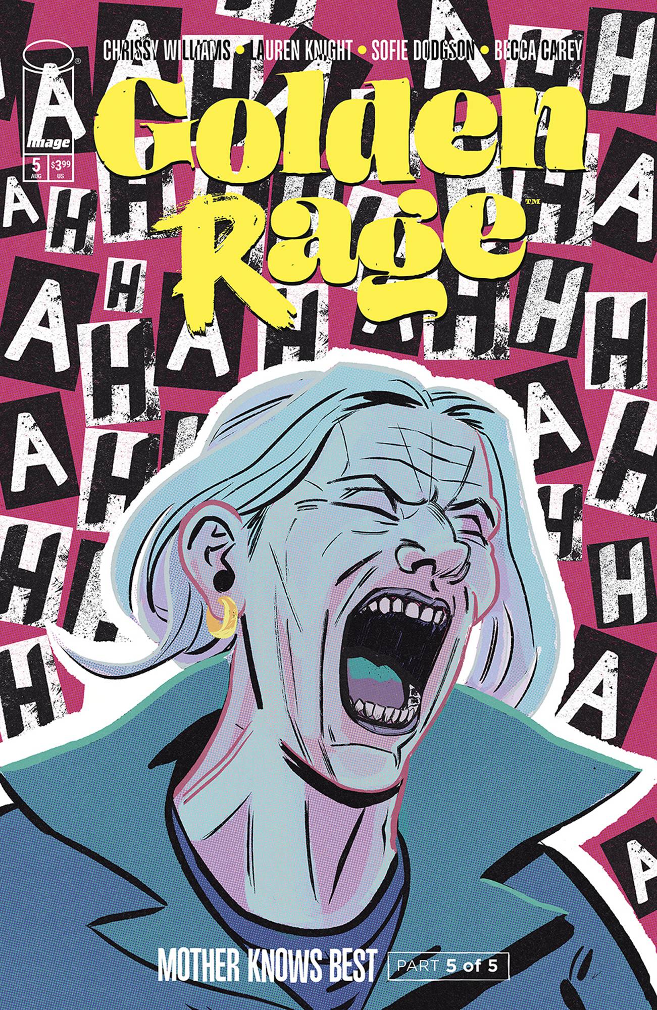 GOLDEN RAGE MOTHER KNOWS BEST #5 (OF 5) CVR A LAUREN KNIGHT