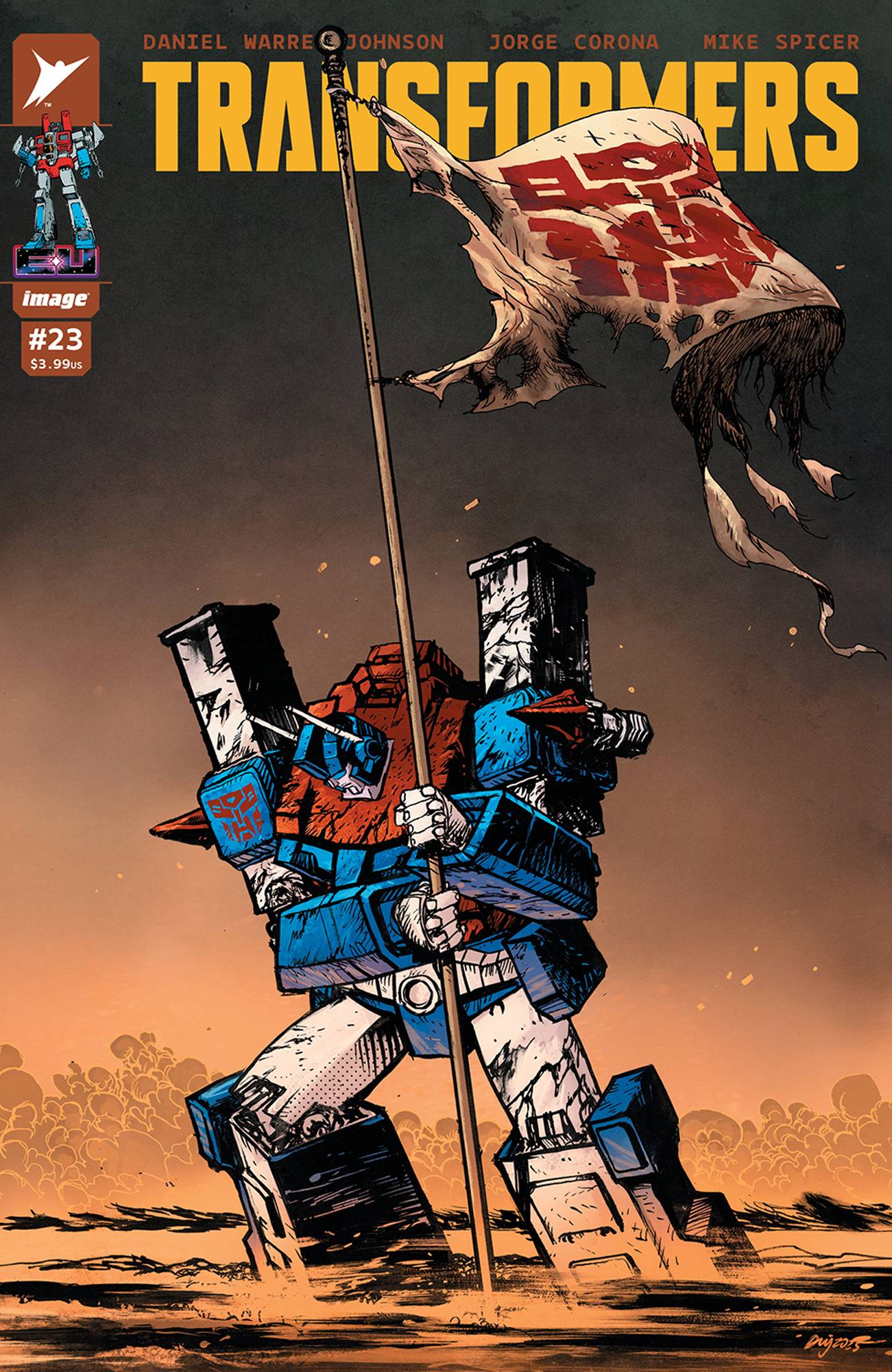 TRANSFORMERS #23 #23 CVR A DANIEL WARREN JOHNSON & MIKE SPIC