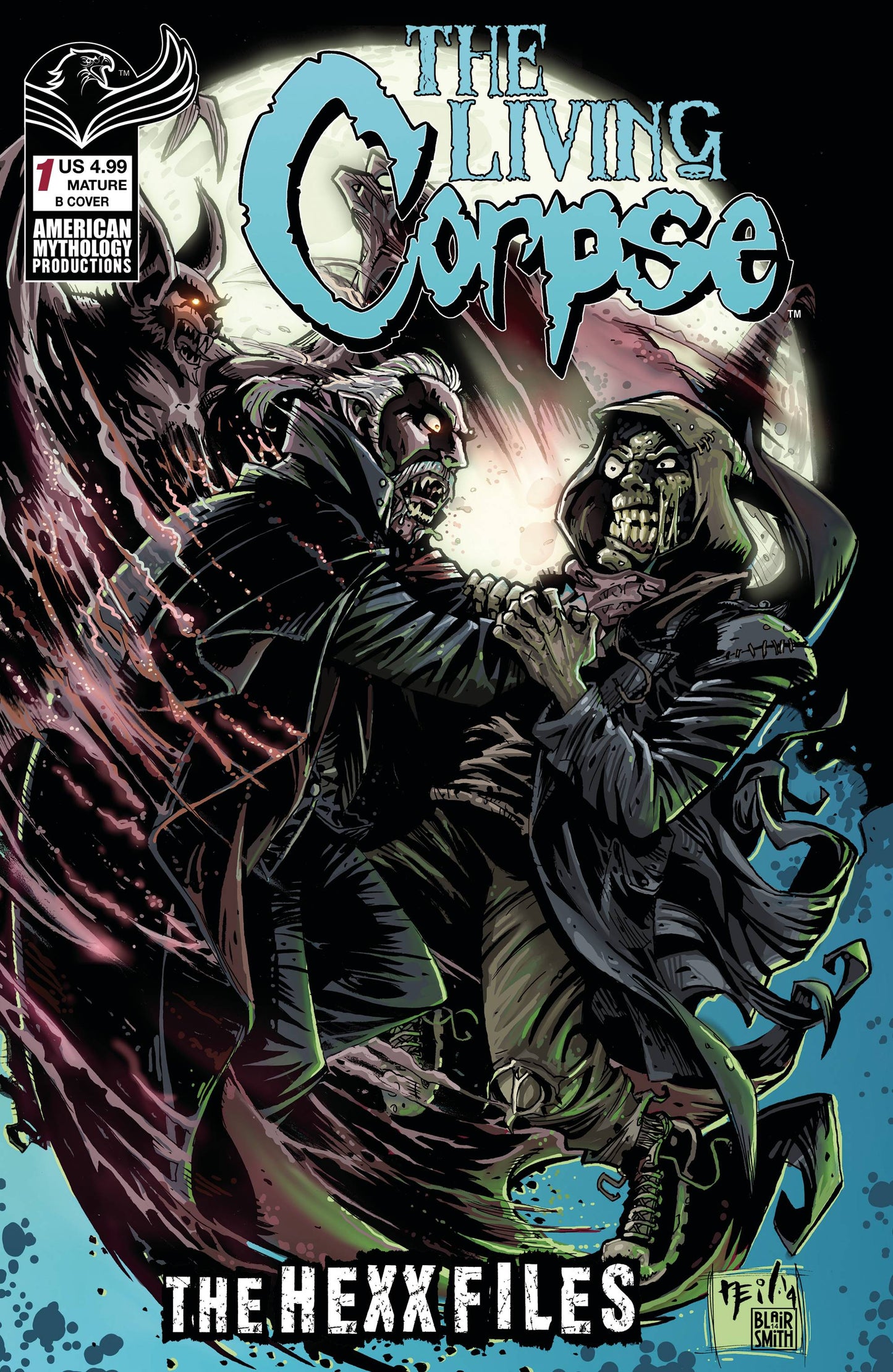 LIVING CORPSE HEXX FILES #1 CVR B VOKES (MR)