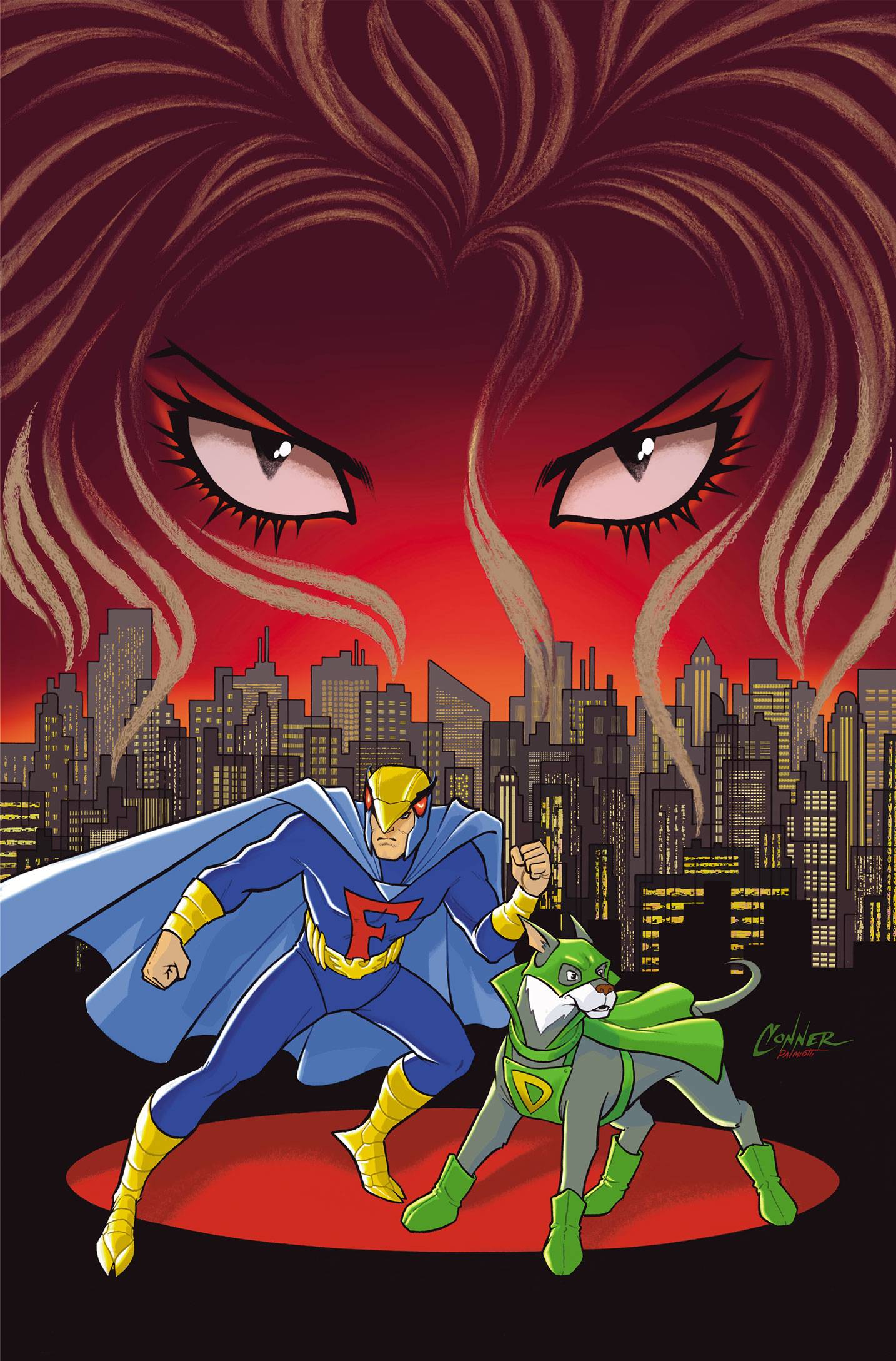 THE BLUE FALCON & DYNOMUTT #1 CVR P 20 COPY INCV CONNER VIR