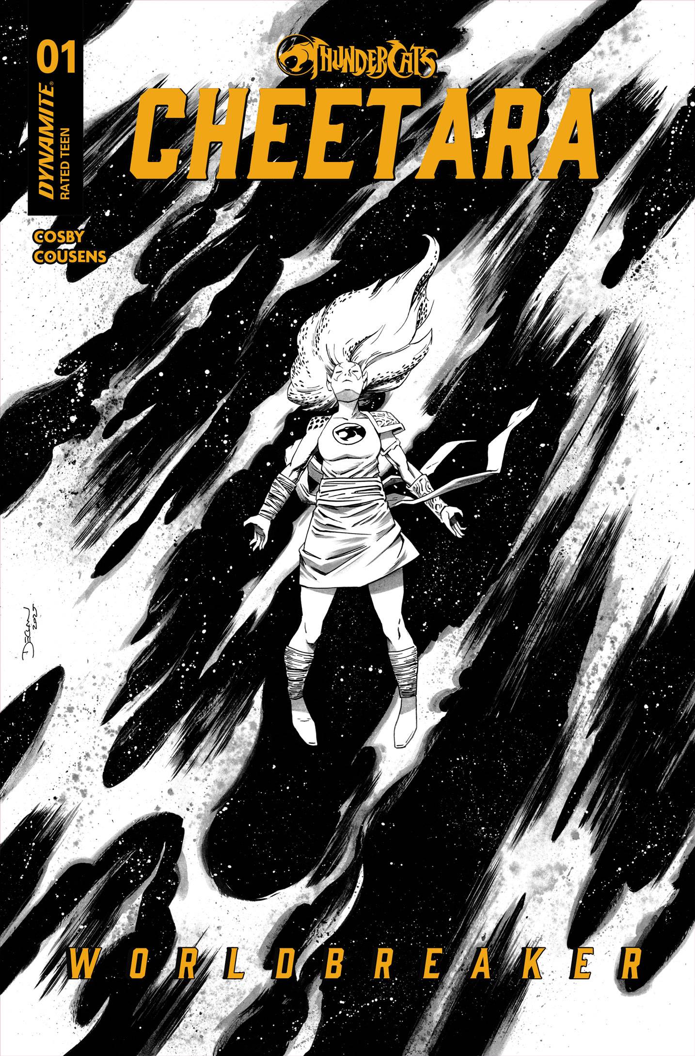 CHEETARA WORLDBREAKER #1 CVR L 10 COPY INCV LINE ART (C: 1-1