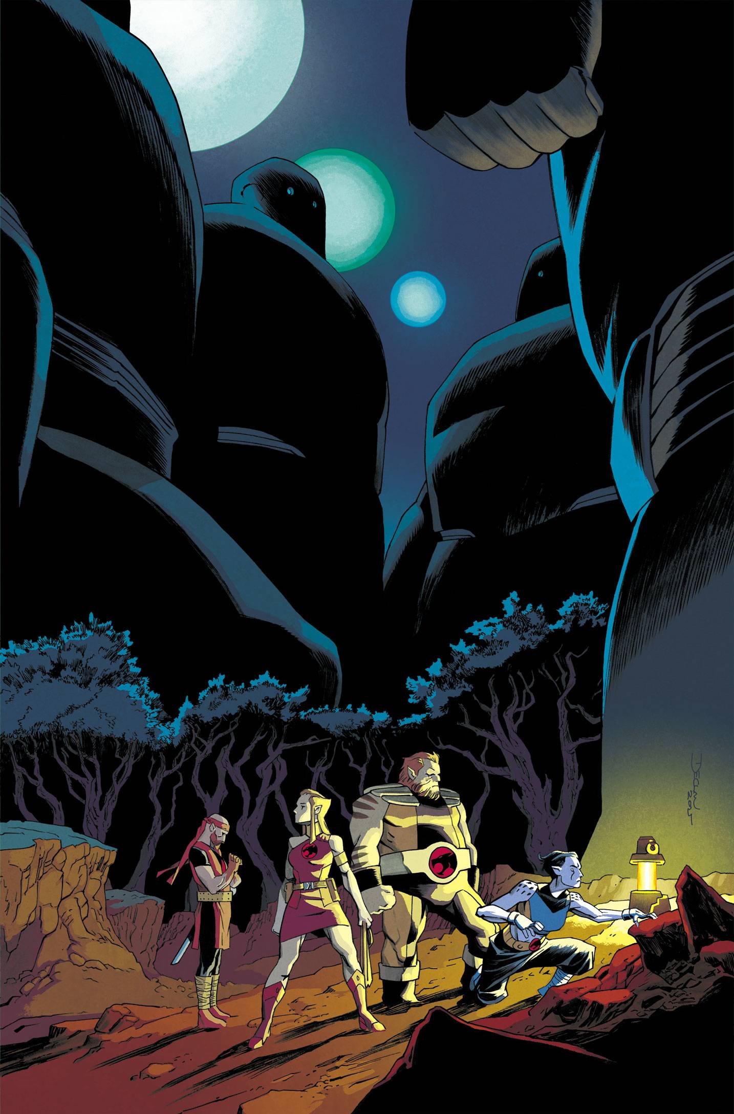 THUNDERCATS LOST #7 CVR F DECLAN SHALVEY METAL PREMIUM (C: 1