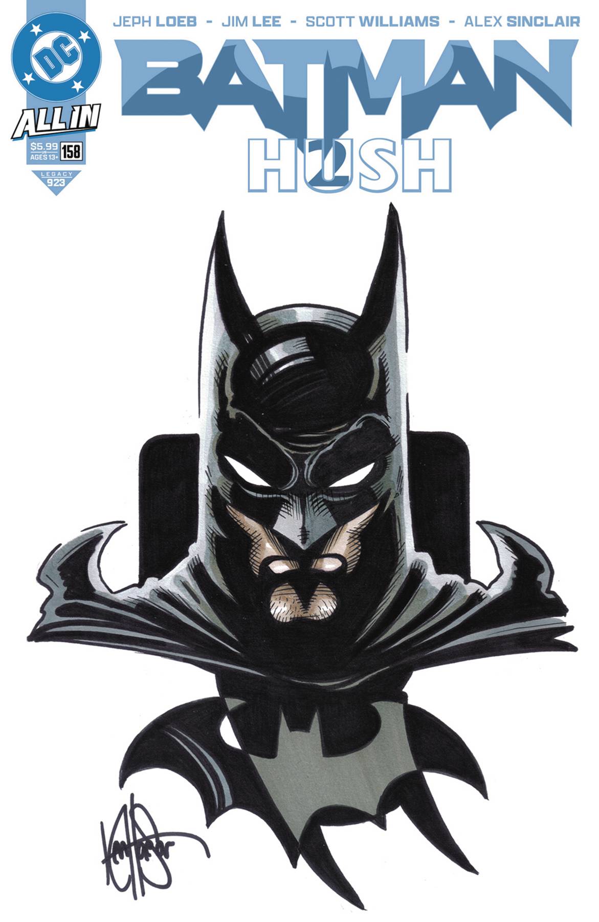 DF BATMAN #158 BLANK HAESER SKETCH (C: 0-1-2)