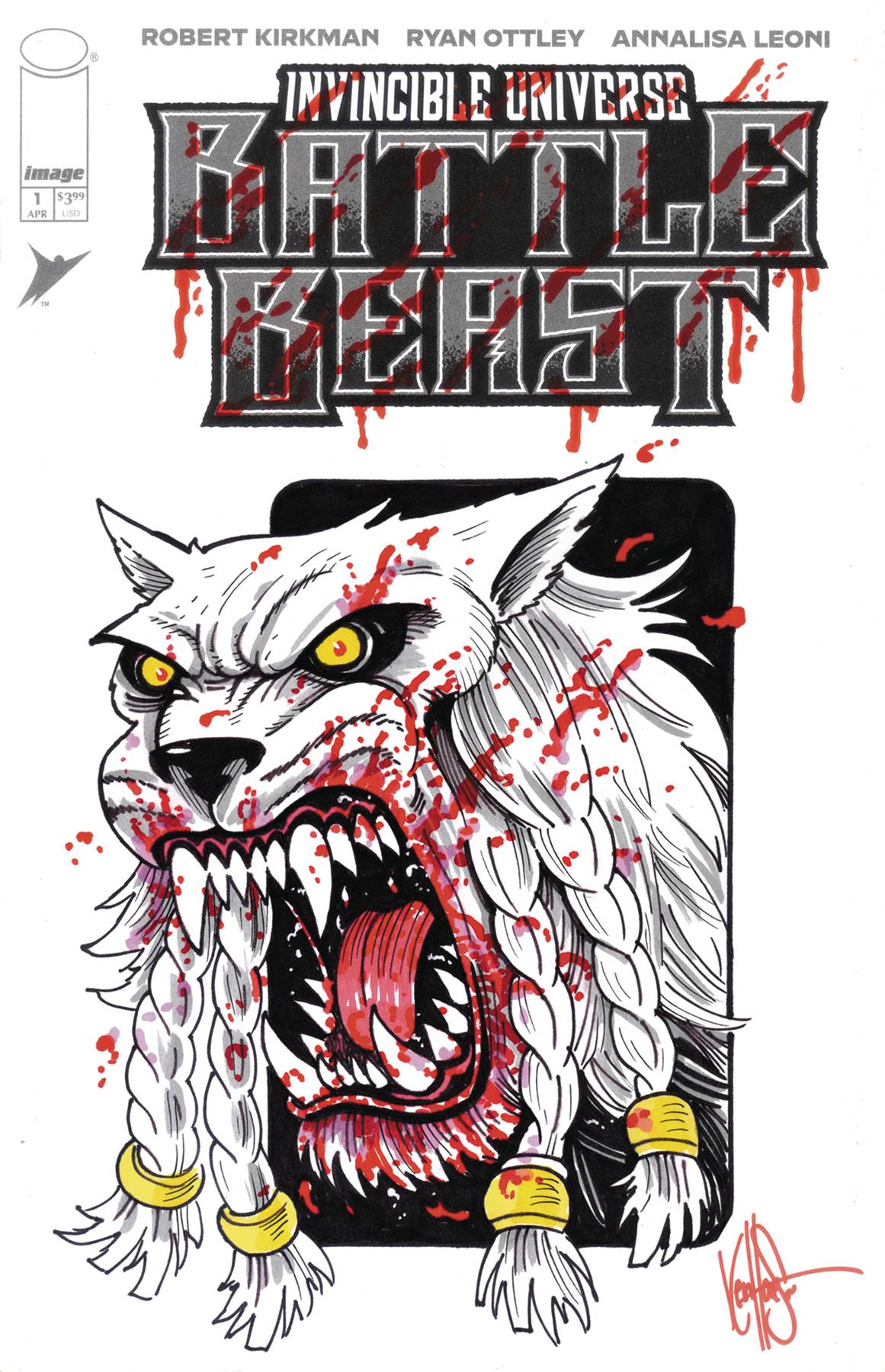 DF BATTLE BEAST #1 HAESER BATTLE BEAST SKETCH (C: 0-1-2)
