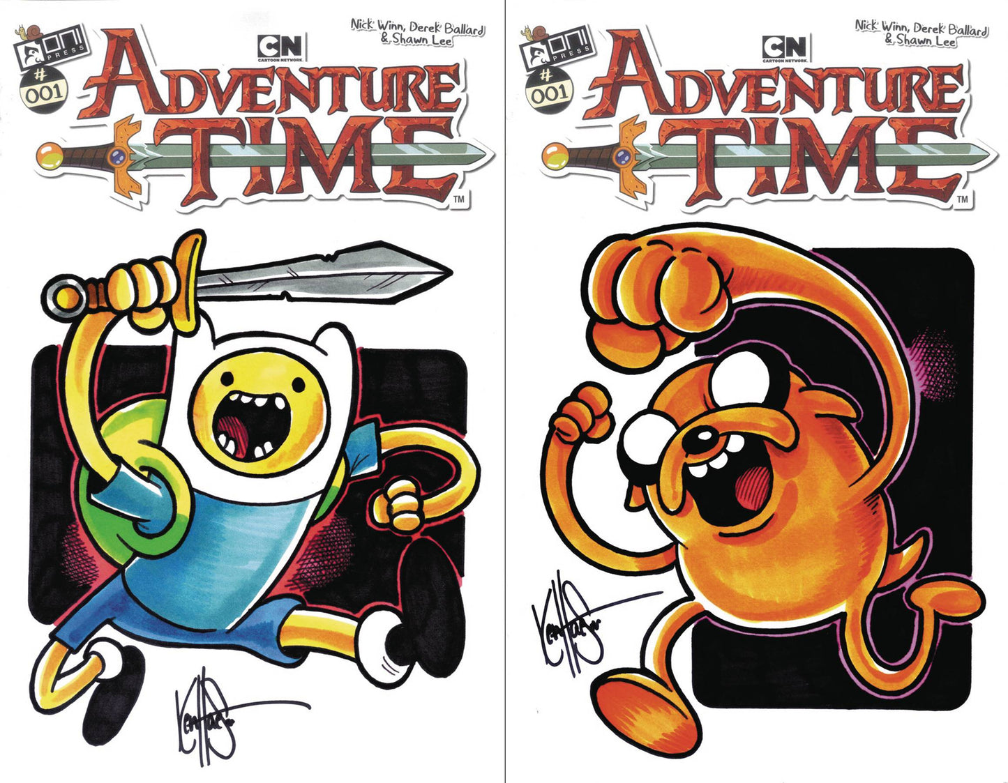 DF ADVENTURE TIME #1 2 CVR SET HAESER SKETCH (C: 0-1-2)
