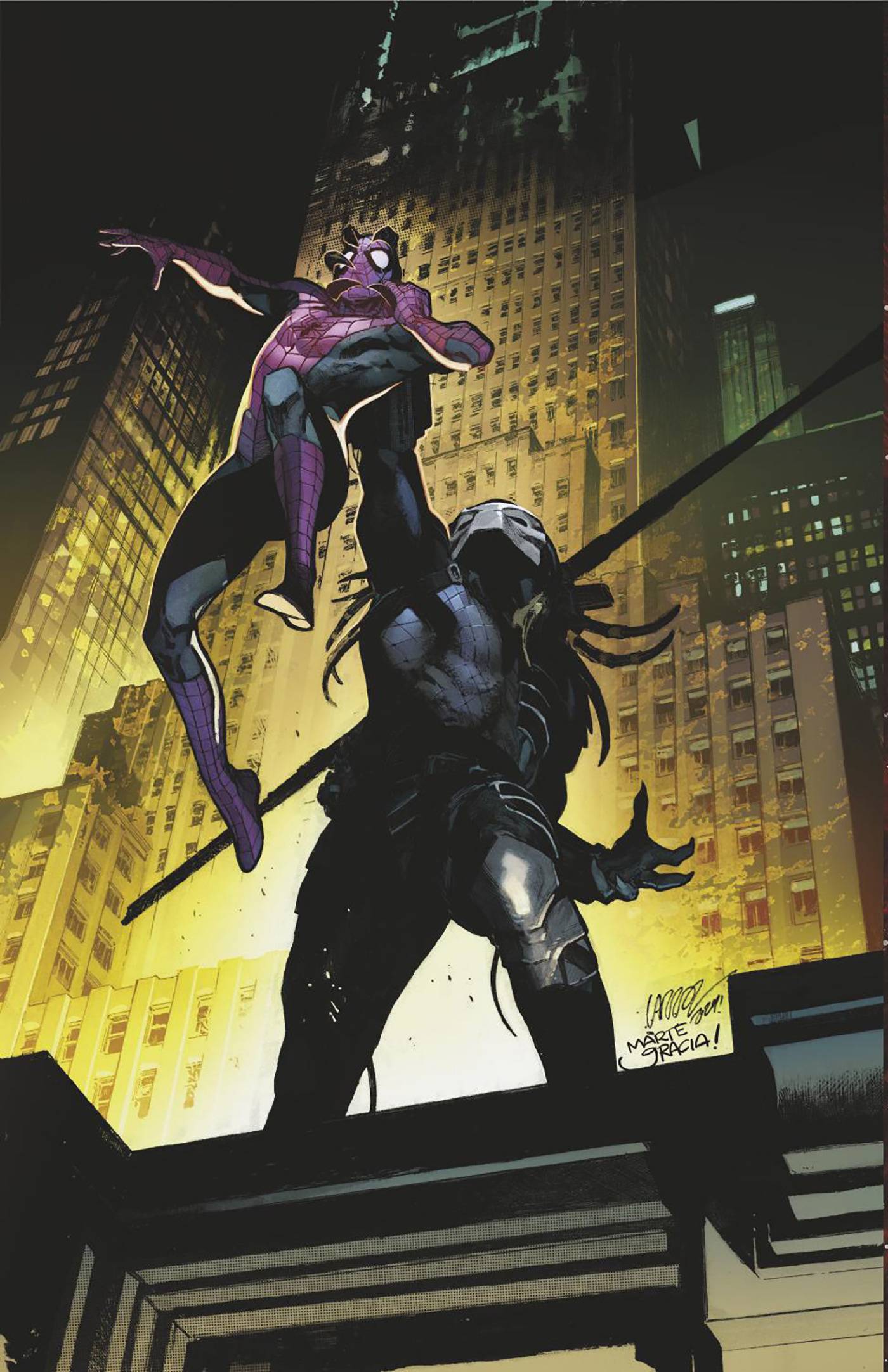 PREDATOR VS SPIDER-MAN #1 3RD PTG CVR B INC 1-25 LARRAZ