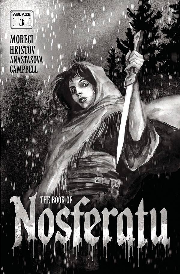 BOOK OF NOSFERATU #3 CVR B HRISTOV B&W (MR)
