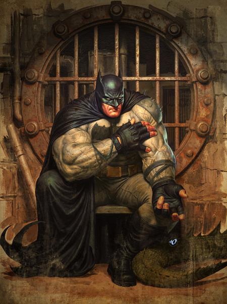 ABSOLUTE BATMAN #19 CVR E INC 1:25 ARIEL OLIVETTI CARD STOCK VAR
