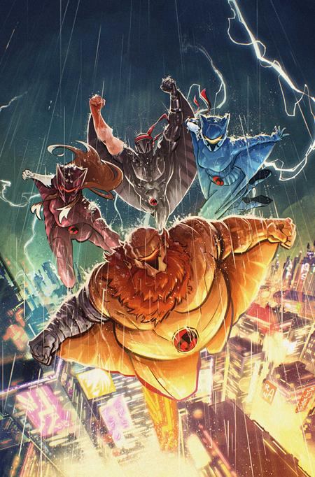 THUNDERCATS X SILVERHAWKS THUNDERHAWKS #1 CVR P INC 1:45 ALESSANDRO RANALDI VIRGIN VAR