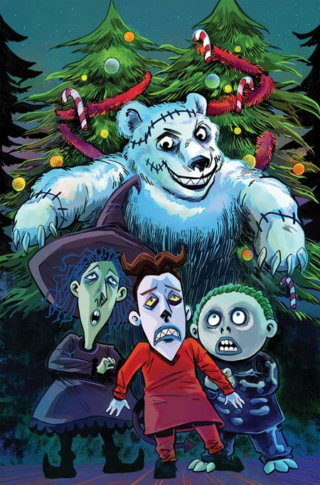 TIM BURTONS THE NIGHTMARE BEFORE CHRISTMAS THE SHIVER OF CHRISTMAS TOWN #4 CVR H INC 1:15 SOO LEE VIRGIN VAR