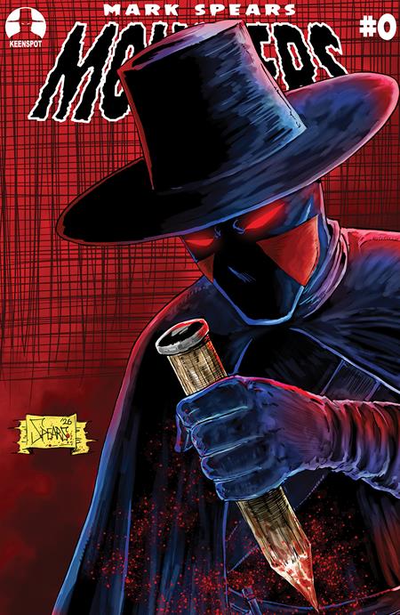 MARK SPEARS MONSTERS #0 DELUXE EDITION (ONE SHOT) CVR F MARK SPEARS 1:50 HOLOFOIL SLAY IT SKETCH VAR  (FREE) (NET)