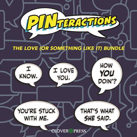 PINTERACTIONS THE LOVE OR SOMETHING LIKE IT ENAMEL PIN (SET OF 5)
