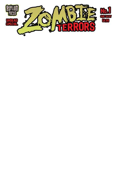 ZOMBIE TERROR #1 UNDEAD SPECIAL (ONE SHOT) CVR C SKETCH COVER VAR (MR) Previously Solicited