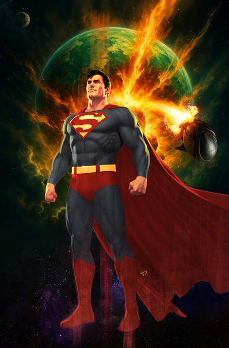 SUPERMAN UNLIMITED #8 CVR D ARIEL OLIVETTI CARD STOCK VAR
