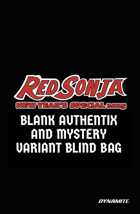 RED SONJA NEW YEARS SPECIAL 2025 #1 (ONE SHOT) CVR D BLIND BAG VAR