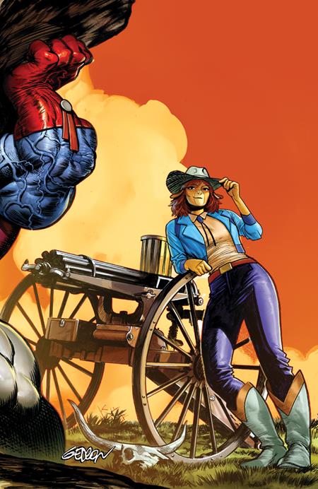 WILD WEST COW-BOYS OF MOO MESA #4 (OF 4) CVR D INC 1:10 JUAN GEDEON FULL ART VAR