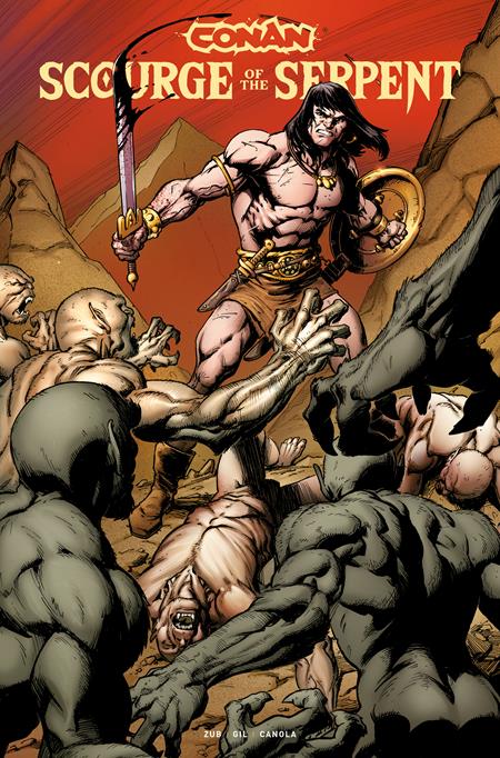 CONAN THE BARBARIAN SCOURGE OF THE SERPENT #4 (OF 4) CVR C MARK BAGLEY VAR (MR)