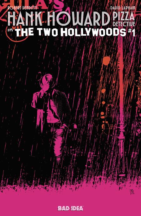 HANK HOWARD PIZZA DETECTIVE THE TWO HOLLYWOODS #1 (OF 2) CVR C ANDREA SORRENTINO VAR