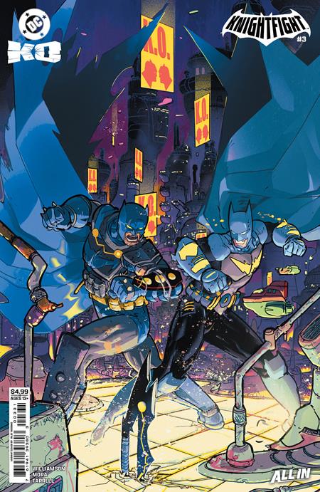 DC K.O. KNIGHTFIGHT #3 (OF 4) CVR D RILEY ROSSMO CARD STOCK VAR