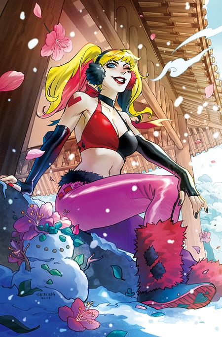 HARLEY QUINN #58 CVR E HAINING SWEATER WEATHER CARD STOCK VAR