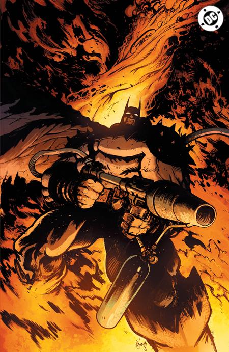 ABSOLUTE BATMAN 2025 ANNUAL #1 (ONE SHOT) Second Printing Cvr D Daniel Warren Johnson Flamethrower Foil Var