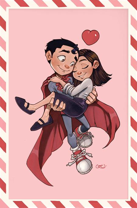 SUPERMAN #35 CVR F CHRISSIE ZULLO VALENTINES DAY CARD STOCK VAR (DC K.O.)
