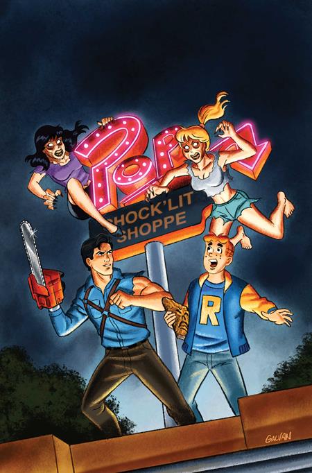 ARCHIE X ARMY OF DARKNESS #1 CVR N INC 1:40 BILL GALVAN VIRGIN VAR
