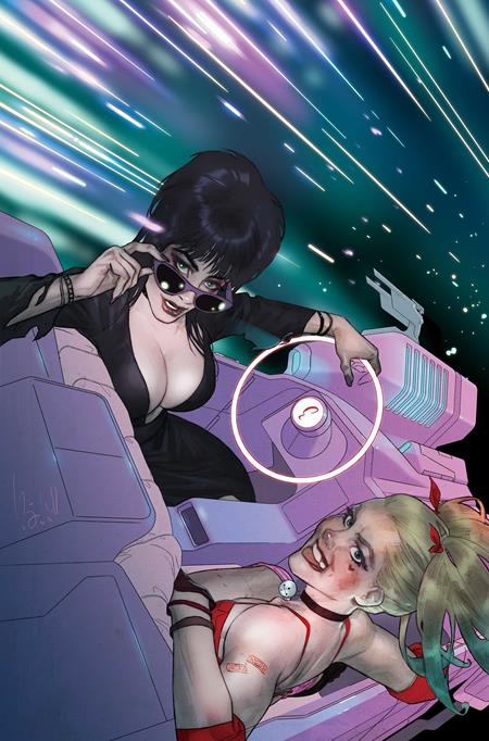 HARLEY QUINN X ELVIRA #5 CVR I INC 1:10 BEN CALDWELL VIRGIN VAR