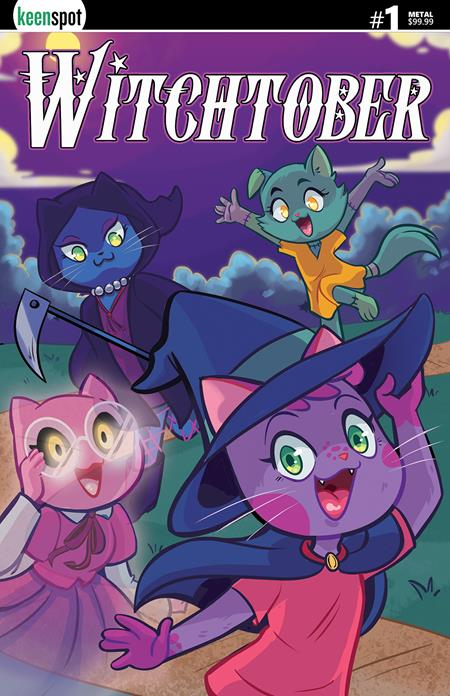 WITCHTOBER #1 CVR D RENETA GARCIA METAL COVER VAR