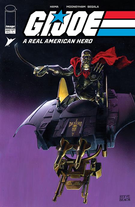 GI JOE A REAL AMERICAN HERO #325 CVR C INC 1:10 STEVE BEACH GEARS OF JOE VAR