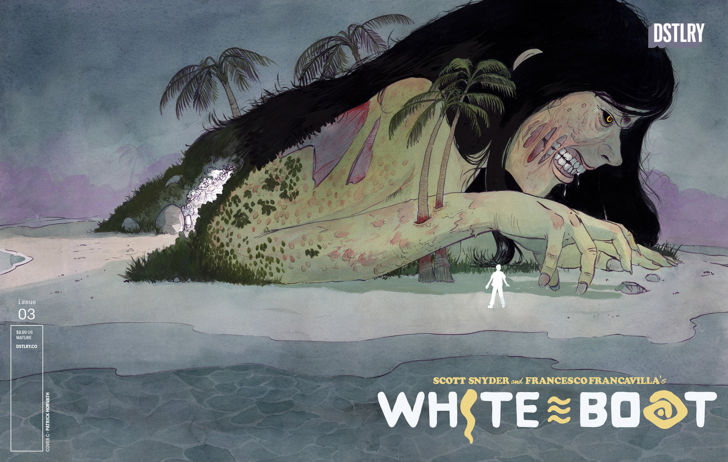 WHITE BOAT #3 CVR C PATRICK HORVATH 5 COPY VARIANT