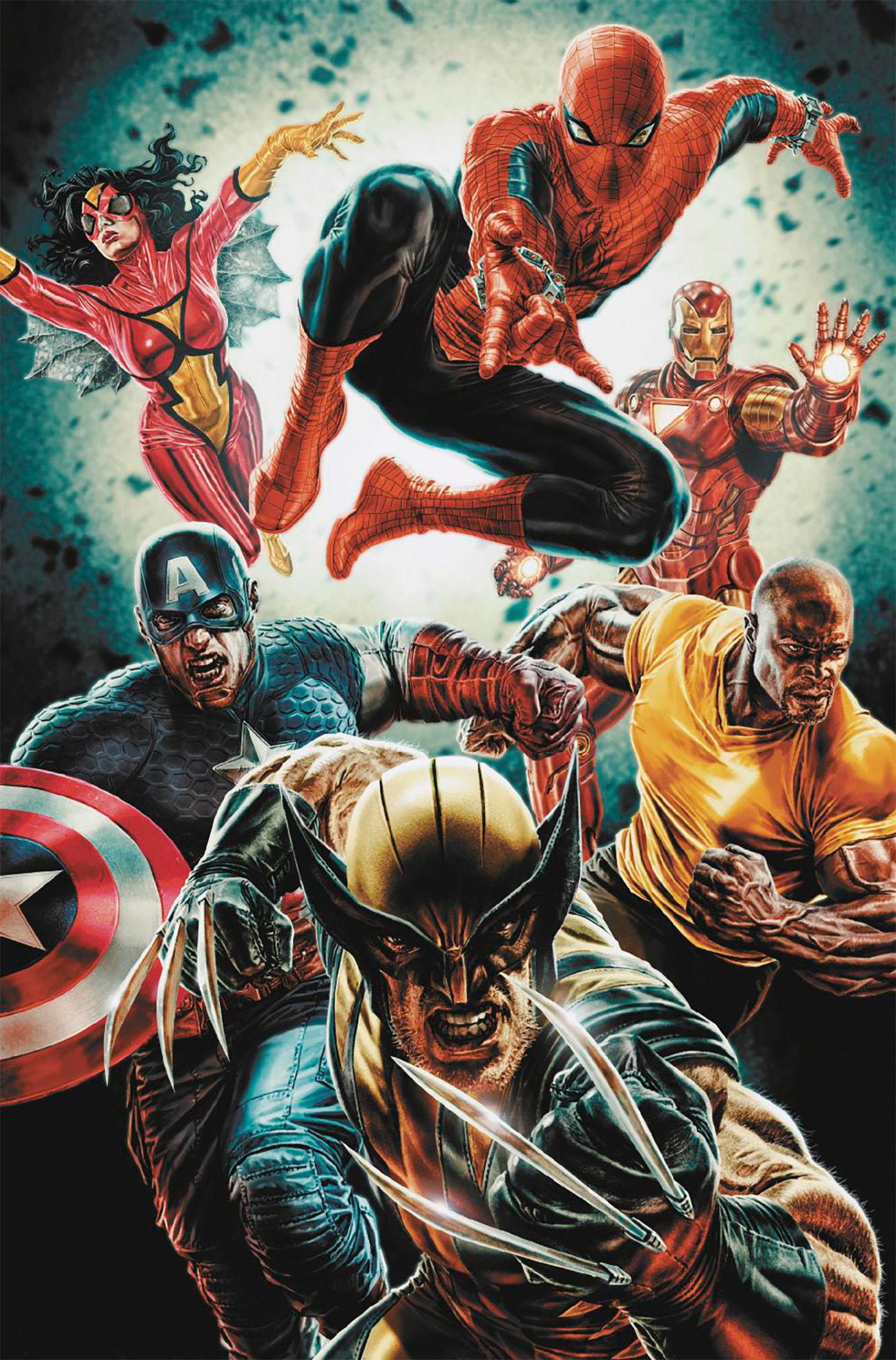 AMAZING SPIDER-MAN #29 LEE BERMEJO AMAZING VISIONS VIRGIN VARIANT