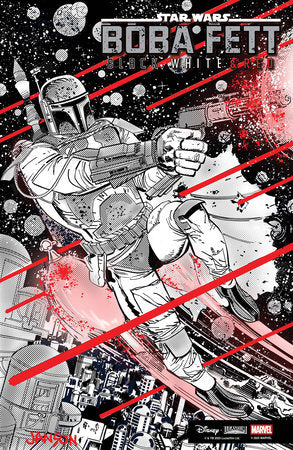 STAR WARS: BOBA FETT - BLACK, WHITE & RED