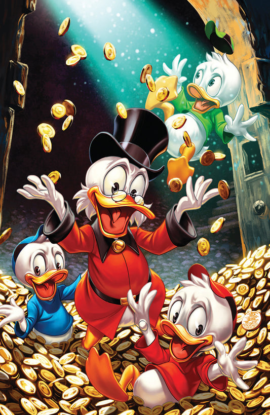 UNCLE SCROOGE: EARTH'S MIGHTIEST DUCK #1 MARK BROOKS RATIO VIRGIN 2ND PRINTING VARIANT